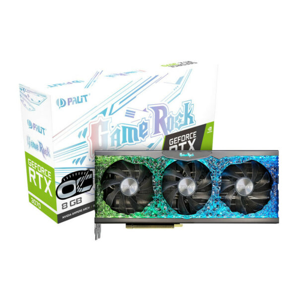 CARTE GRAPHIQUE PALIT GEFORCE RTX 3070 GAMEROCK OC