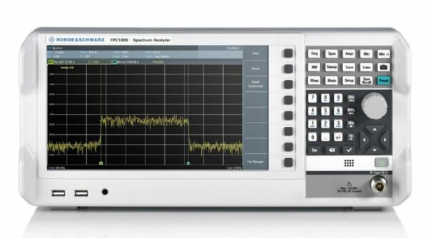 Analyseur de spectre de table Rohde & Schwarz FPC1000 5 kHz → 1 GHz, 1 voies