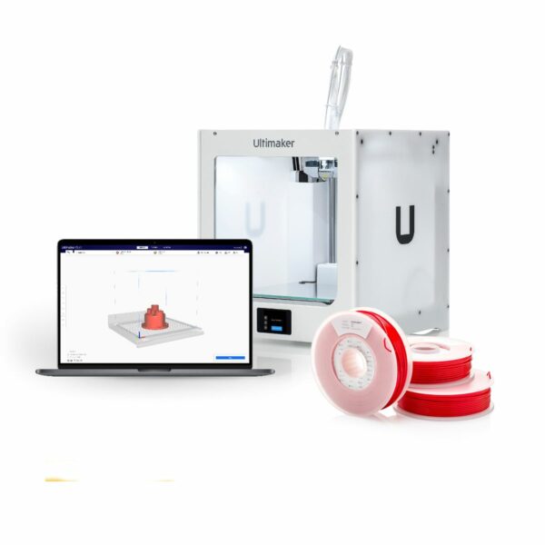Kit d'imprimante 3D Connexion Ultimaker 2+ FDM, volume d'impression 223 x 220 x 205mm